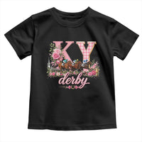 Horse Racing KY Derby Day Vibes Toddler T Shirt This is My Derby Day Dress
