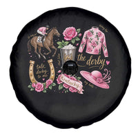 Horse Racing Derby Day Spare Tire Cover Doodles Funny Silks Jockey