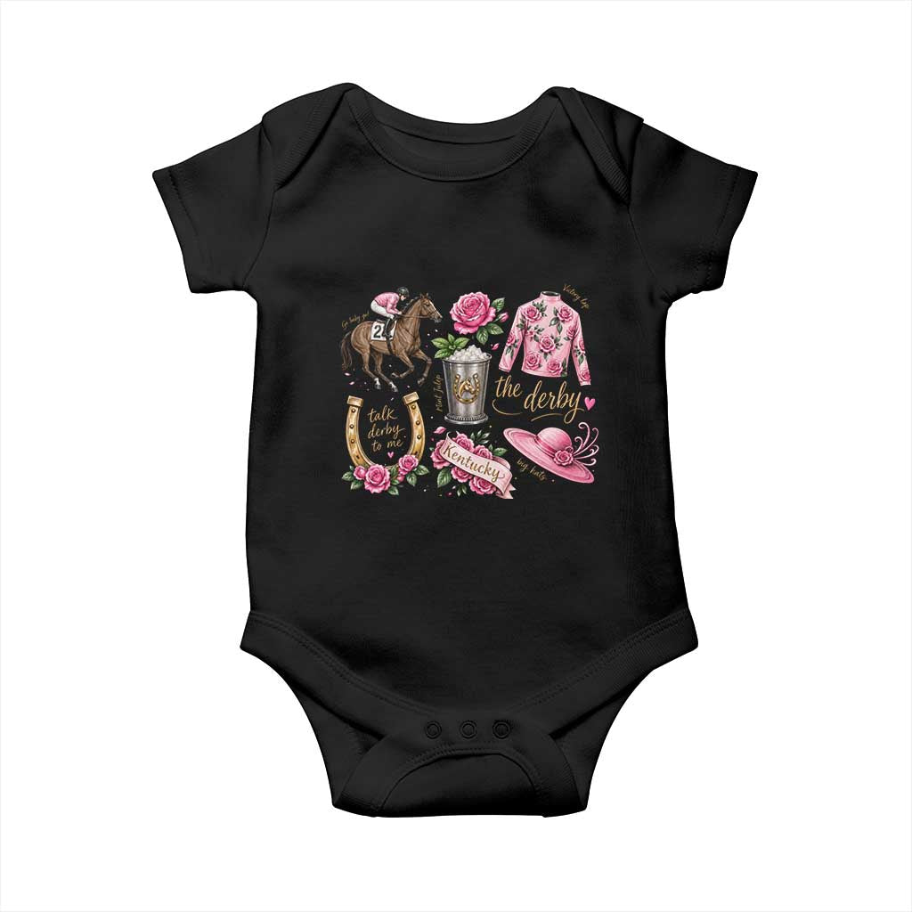 Horse Racing Derby Day Baby Onesie Doodles Funny Silks Jockey