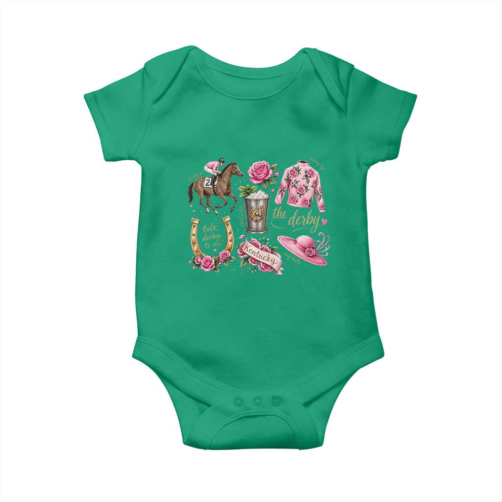 Horse Racing Derby Day Baby Onesie Doodles Funny Silks Jockey