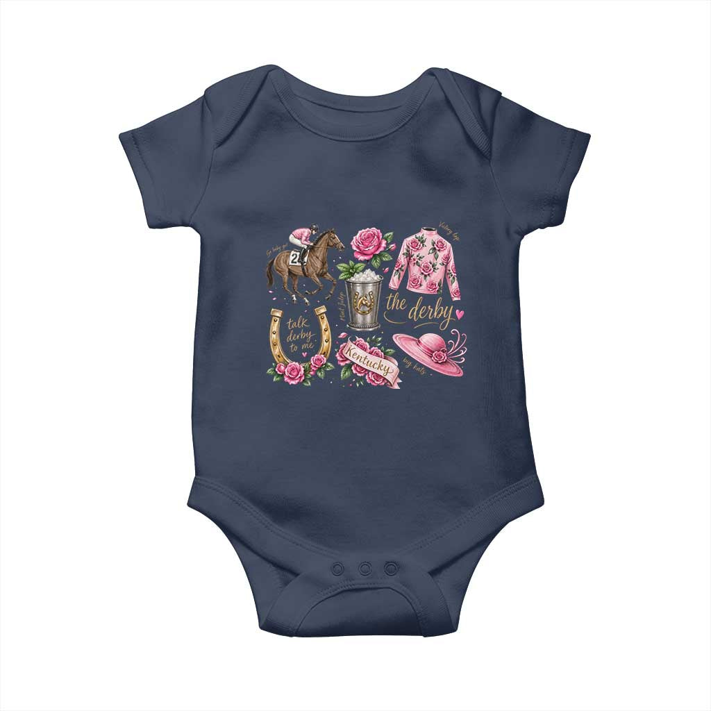 Horse Racing Derby Day Baby Onesie Doodles Funny Silks Jockey