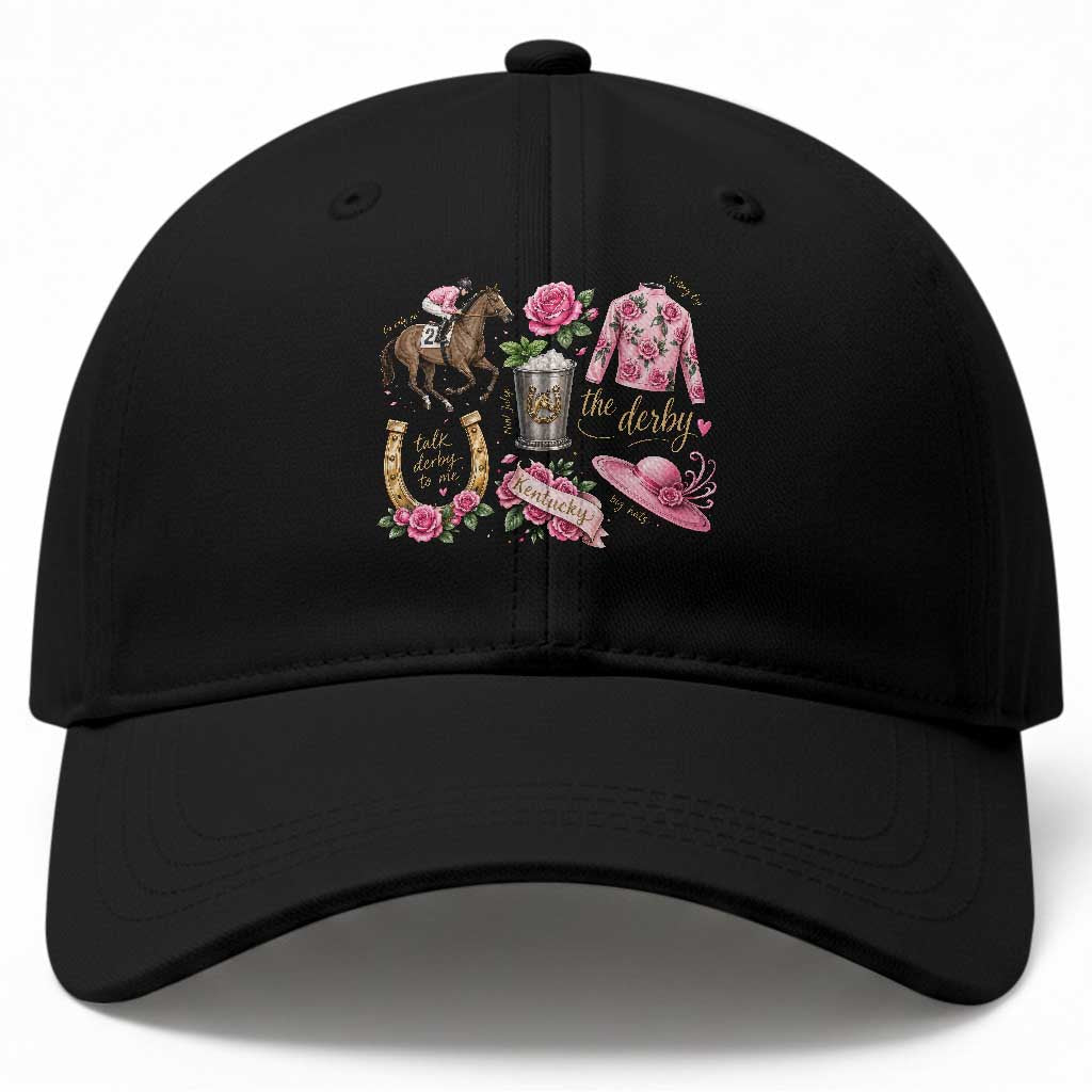 Horse Racing Derby Day Baseball Cap Doodles Funny Silks Jockey