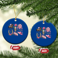 Horse Racing Derby Day Ceramic Ornament Doodles Funny Silks Jockey