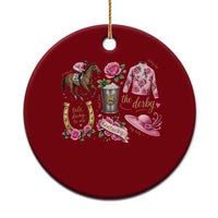 Horse Racing Derby Day Ceramic Ornament Doodles Funny Silks Jockey