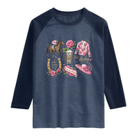 Horse Racing Derby Day Raglan Shirt Doodles Funny Silks Jockey