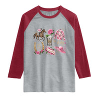 Horse Racing Derby Day Raglan Shirt Doodles Funny Silks Jockey
