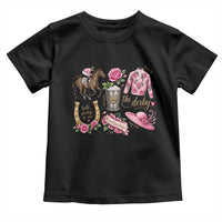 Horse Racing Derby Day Toddler T Shirt Doodles Funny Silks Jockey