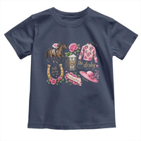 Horse Racing Derby Day Toddler T Shirt Doodles Funny Silks Jockey