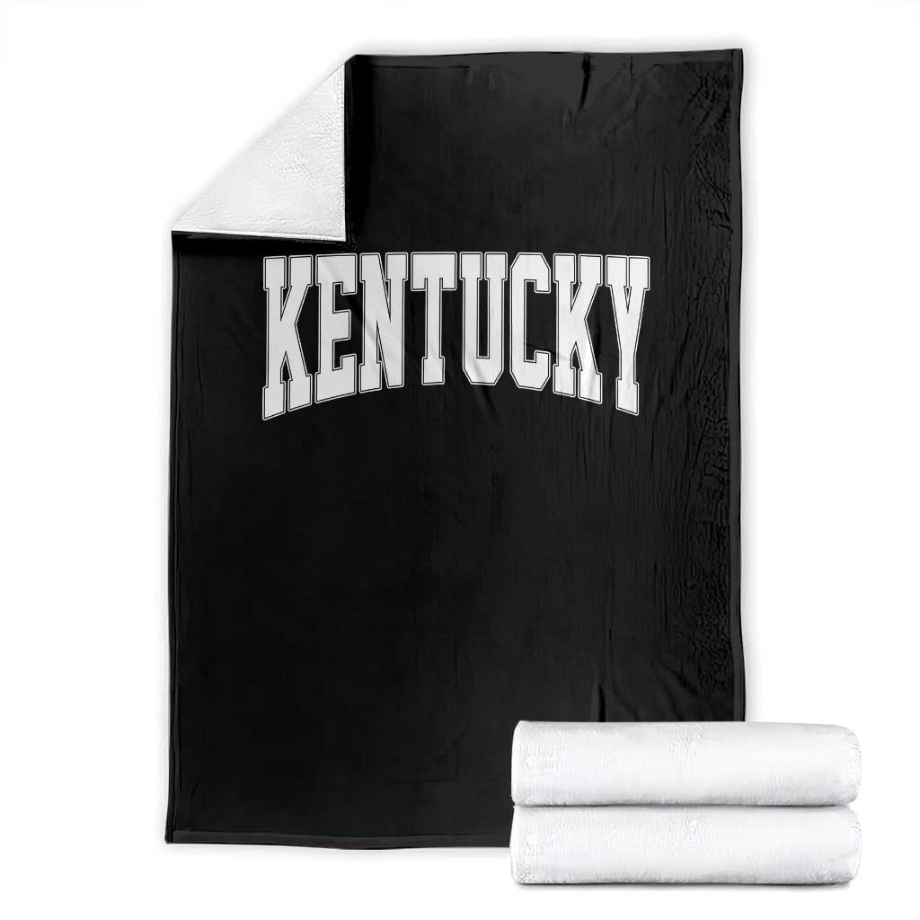 Kentucky Throw Blanket Retro Varsity Kentucky Lover KY State