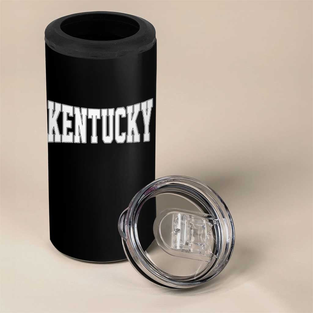 Kentucky 4 in 1 Can Cooler Tumbler Retro Varsity Kentucky Lover KY State