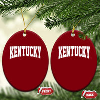 Kentucky Ceramic Ornament Retro Varsity Kentucky Lover KY State