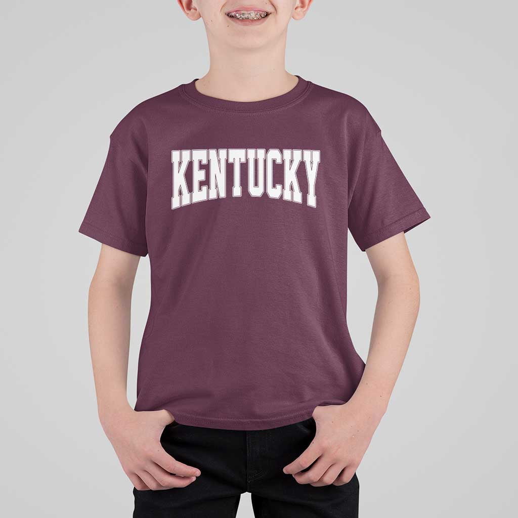Kentucky T Shirt For Kid Retro Varsity Kentucky Lover KY State