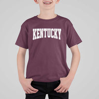 Kentucky T Shirt For Kid Retro Varsity Kentucky Lover KY State