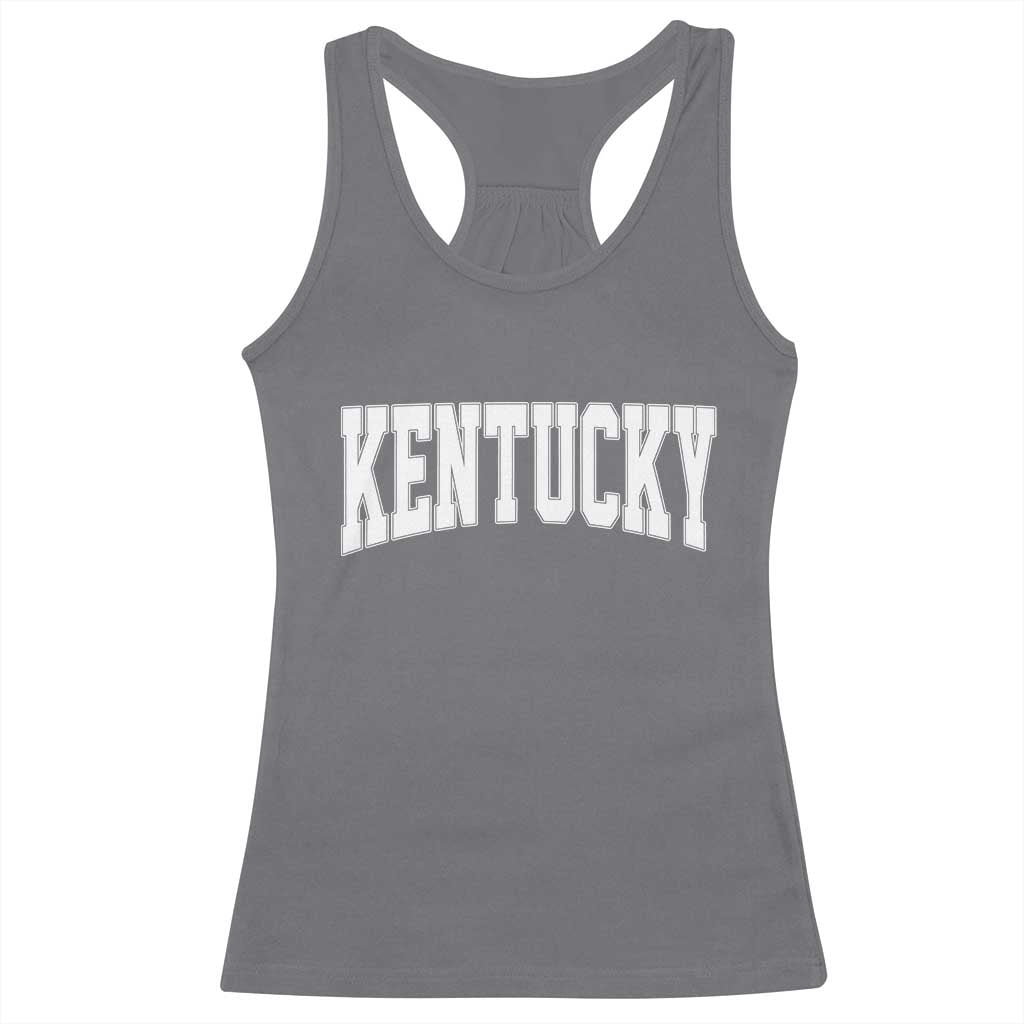 Kentucky Racerback Tank Top Retro Varsity Kentucky Lover KY State