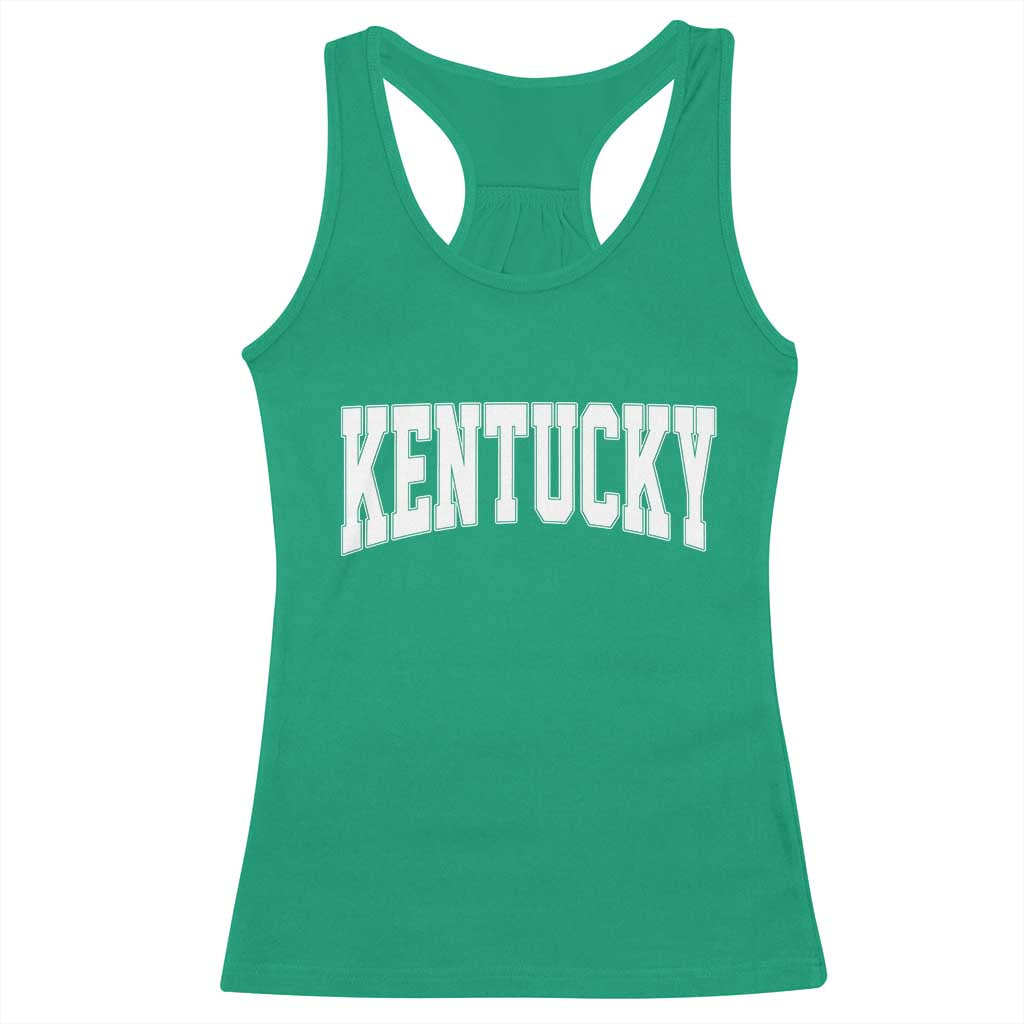Kentucky Racerback Tank Top Retro Varsity Kentucky Lover KY State