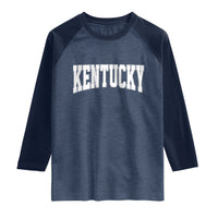 Kentucky Raglan Shirt Retro Varsity Kentucky Lover KY State