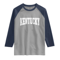 Kentucky Raglan Shirt Retro Varsity Kentucky Lover KY State