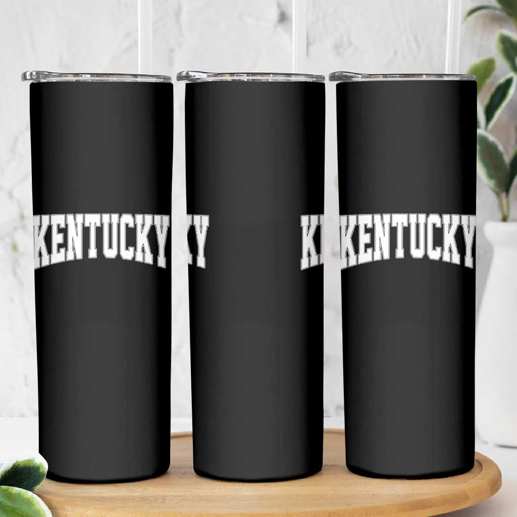 Kentucky Skinny Tumbler Retro Varsity Kentucky Lover KY State