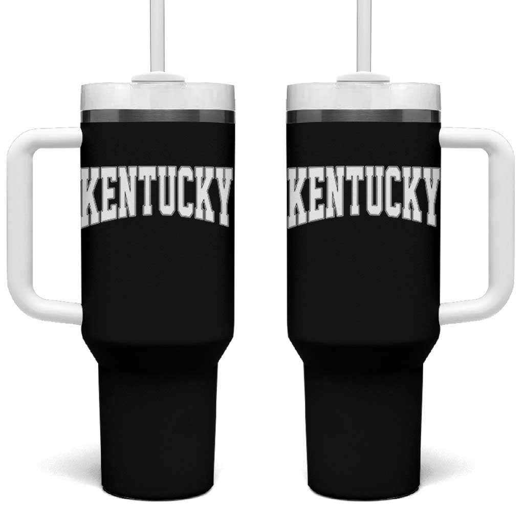 Kentucky Tumbler With Handle Retro Varsity Kentucky Lover KY State