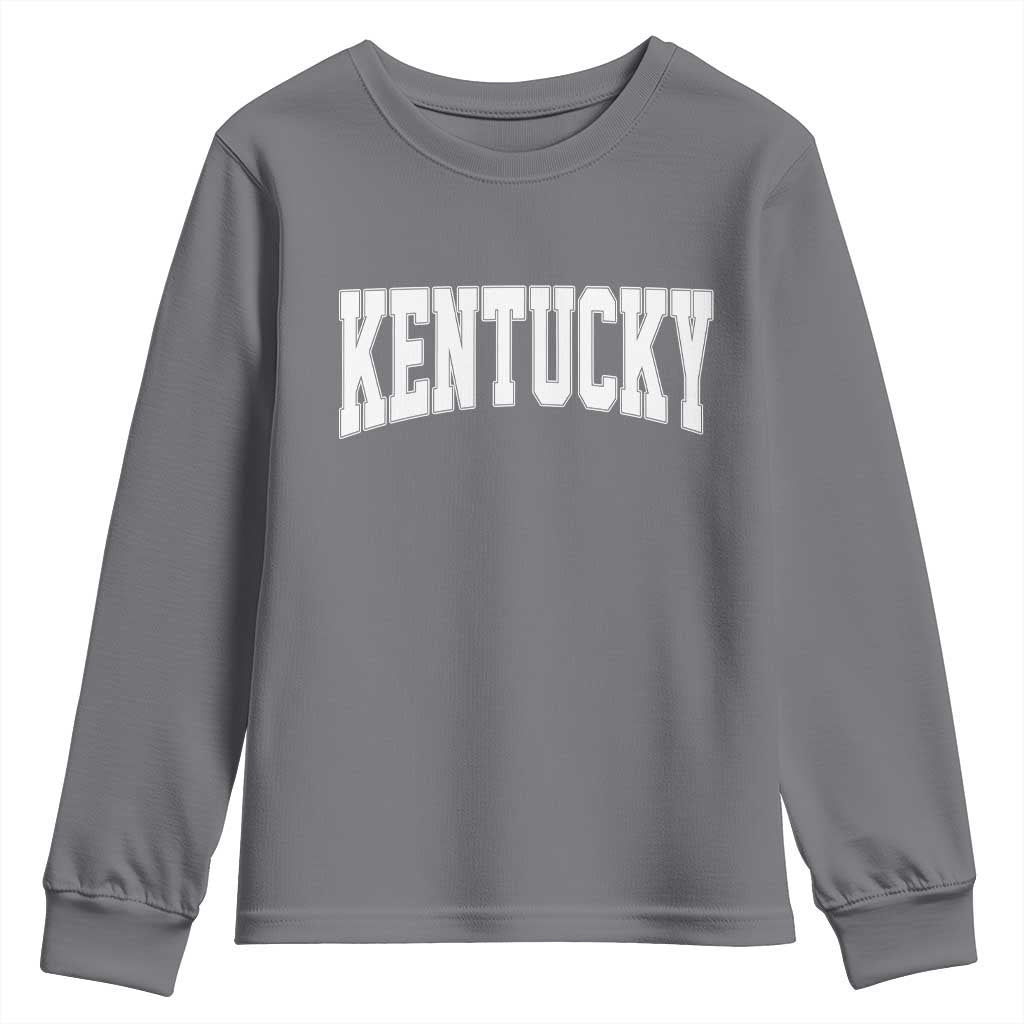 Kentucky Youth Sweatshirt Retro Varsity Kentucky Lover KY State