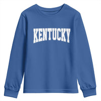Kentucky Youth Sweatshirt Retro Varsity Kentucky Lover KY State