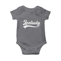 Vintage Kentucky Baby Onesie Varsity Script Retro Sports Jersey Style