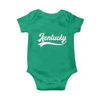Vintage Kentucky Baby Onesie Varsity Script Retro Sports Jersey Style