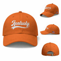 Vintage Kentucky Baseball Cap Varsity Script Retro Sports Jersey Style