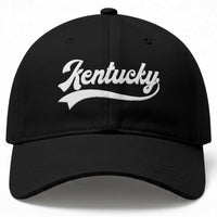Vintage Kentucky Baseball Cap Varsity Script Retro Sports Jersey Style