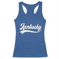 Vintage Kentucky Racerback Tank Top Varsity Script Retro Sports Jersey Style