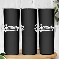 Vintage Kentucky Skinny Tumbler Varsity Script Retro Sports Jersey Style