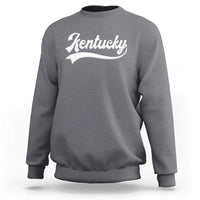 Vintage Kentucky Sweatshirt Varsity Script Retro Sports Jersey Style