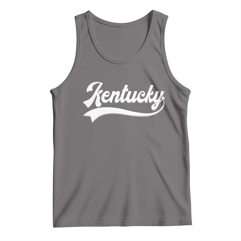 Vintage Kentucky Tank Top Varsity Script Retro Sports Jersey Style