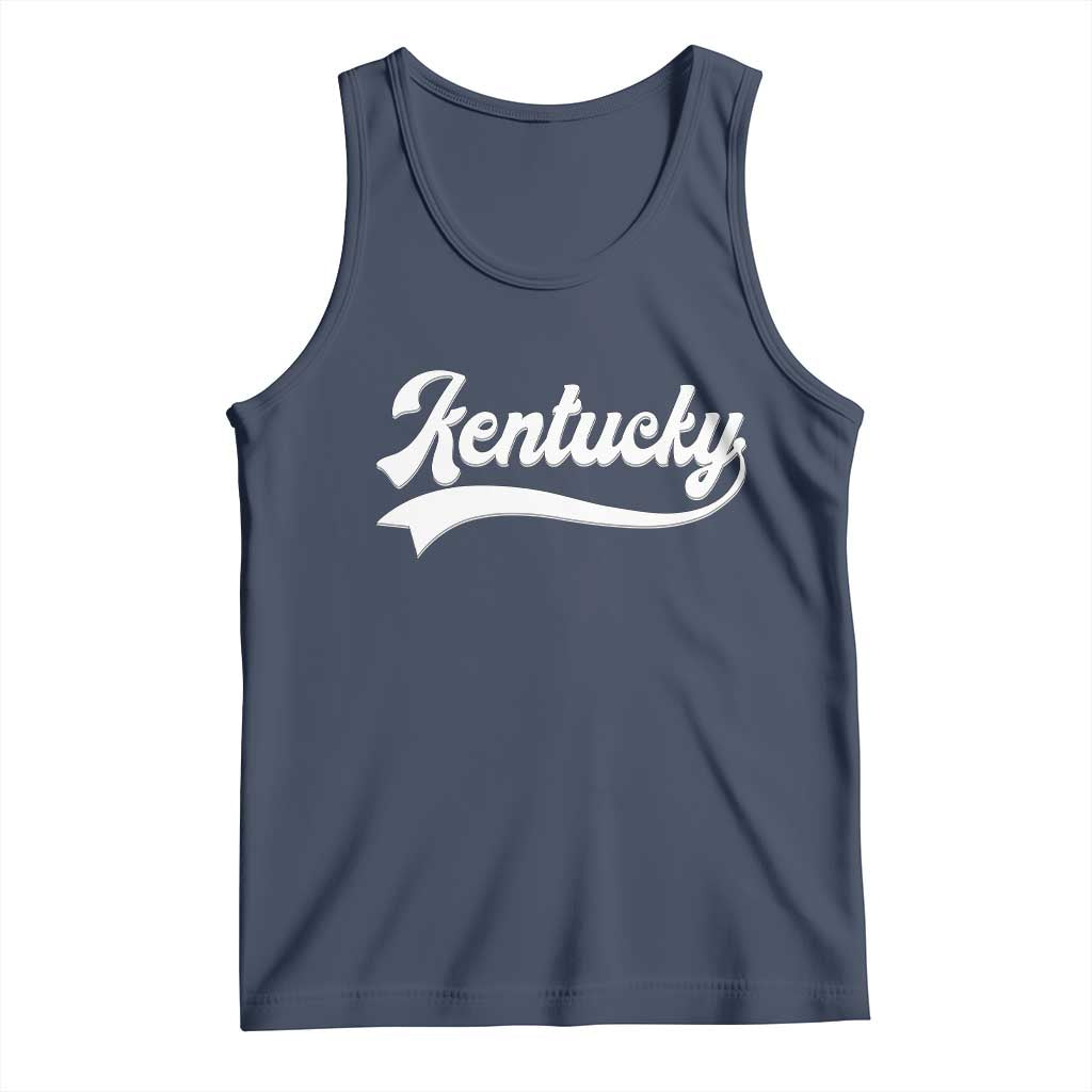 Vintage Kentucky Tank Top Varsity Script Retro Sports Jersey Style