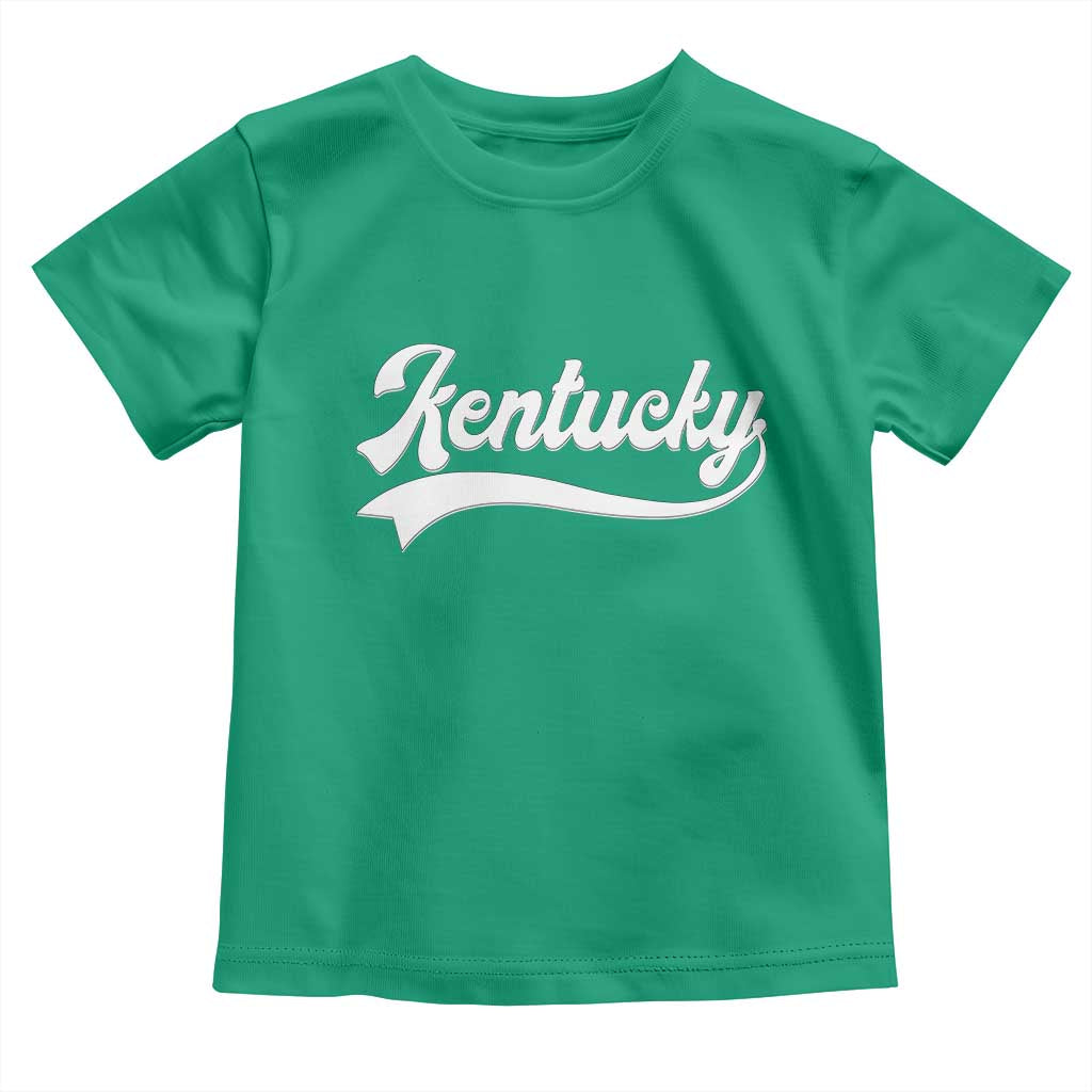 Vintage Kentucky Toddler T Shirt Varsity Script Retro Sports Jersey Style