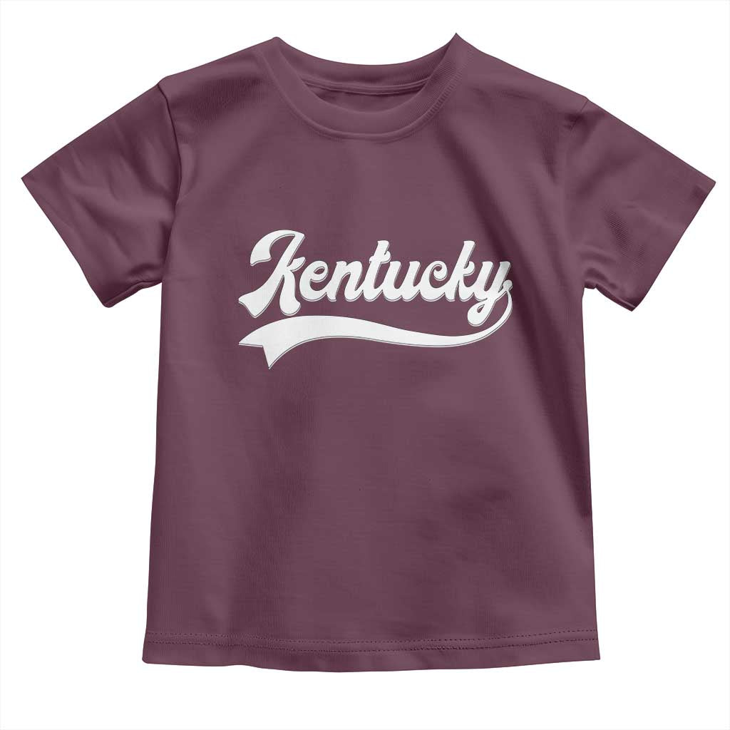 Vintage Kentucky Toddler T Shirt Varsity Script Retro Sports Jersey Style