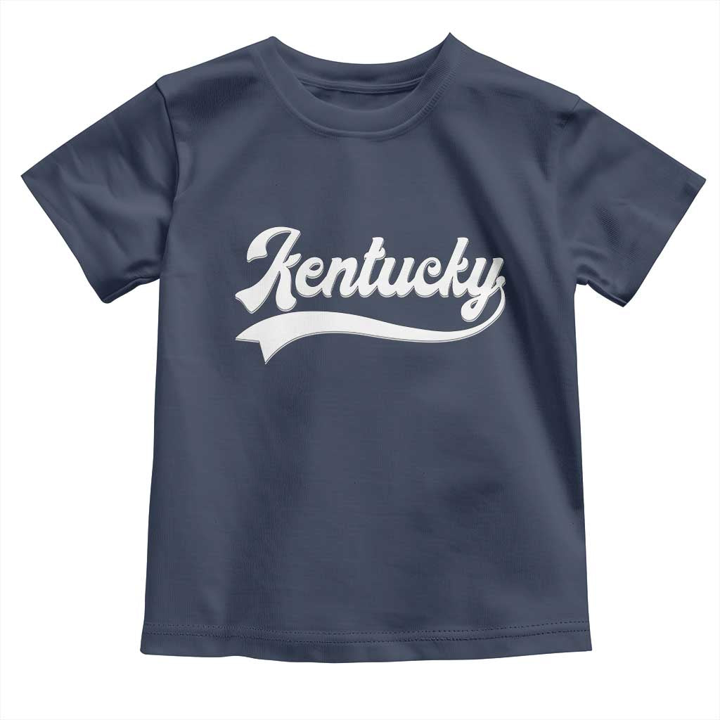 Vintage Kentucky Toddler T Shirt Varsity Script Retro Sports Jersey Style