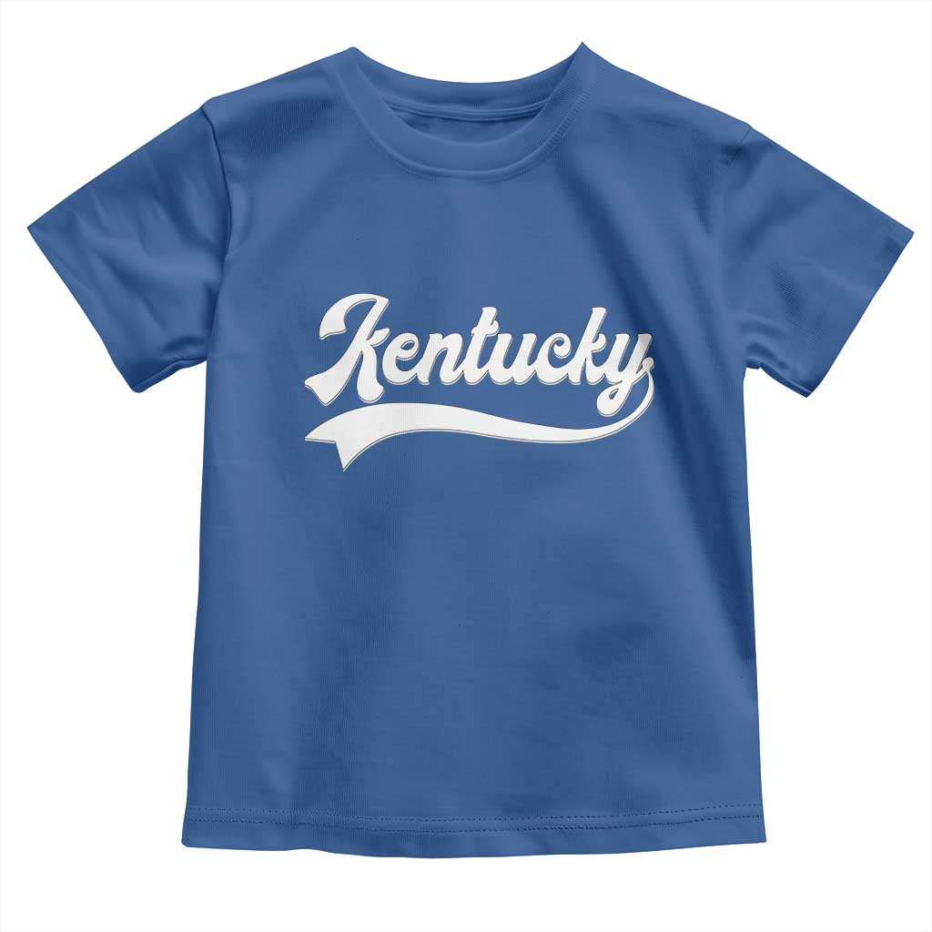 Vintage Kentucky Toddler T Shirt Varsity Script Retro Sports Jersey Style