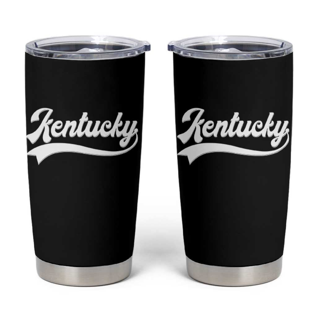 Vintage Kentucky Tumbler Cup Varsity Script Retro Sports Jersey Style