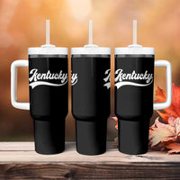 Vintage Kentucky Tumbler With Handle Varsity Script Retro Sports Jersey Style