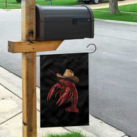 Cowboy Crawfish Garden Flag Yeeclaw Western Country Seafood Lobster Cajun Lovers
