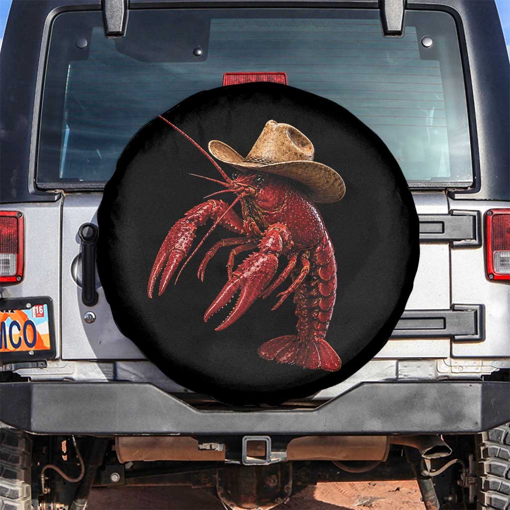 Cowboy Crawfish Spare Tire Cover Yeeclaw Western Country Seafood Lobster Cajun Lovers