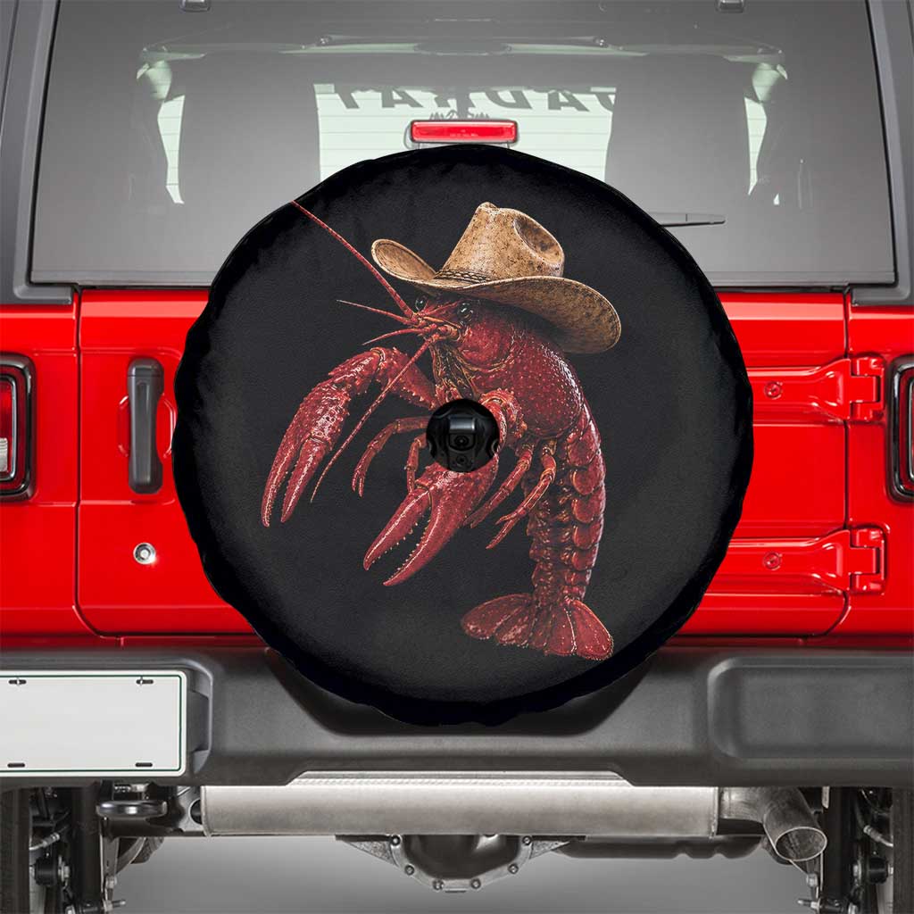 Cowboy Crawfish Spare Tire Cover Yeeclaw Western Country Seafood Lobster Cajun Lovers
