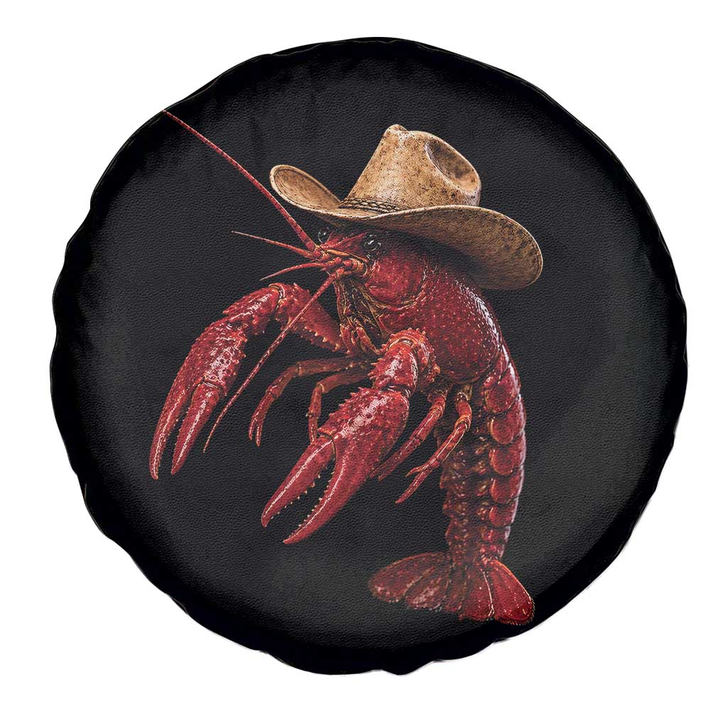Cowboy Crawfish Spare Tire Cover Yeeclaw Western Country Seafood Lobster Cajun Lovers