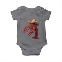 Cowboy Crawfish Baby Onesie Yeeclaw Western Country Seafood Lobster Cajun Lovers