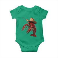 Cowboy Crawfish Baby Onesie Yeeclaw Western Country Seafood Lobster Cajun Lovers