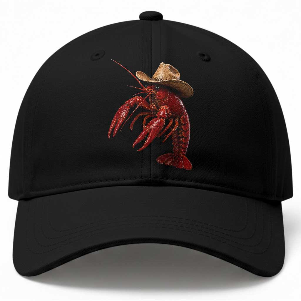 Cowboy Crawfish Baseball Cap Yeeclaw Western Country Seafood Lobster Cajun Lovers