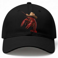 Cowboy Crawfish Baseball Cap Yeeclaw Western Country Seafood Lobster Cajun Lovers