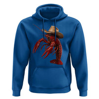 Cowboy Crawfish Hoodie Yeeclaw Western Country Seafood Lobster Cajun Lovers