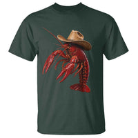 Cowboy Crawfish T Shirt Yeeclaw Western Country Seafood Lobster Cajun Lovers